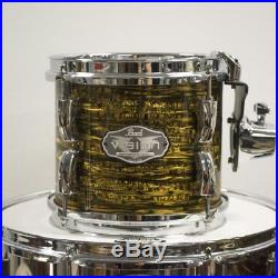Pearl Vision SST 8/10/12/16/22/14 Gold Strata Drum Set