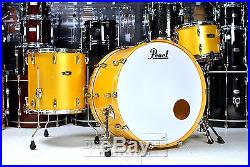 Pearl Wood Fiberglass 3pc Drum Set with 26 BD Antique Gold Video Demo