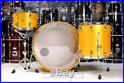 Pearl Wood Fiberglass 3pc Drum Set with 26 BD Antique Gold Video Demo