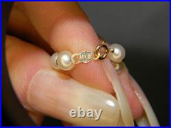 Pearl and 14K YG Bead Necklace and Bracelet Set
