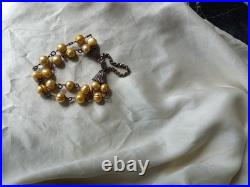 Pearls Golden color Double Strand/with Matching Bracelet