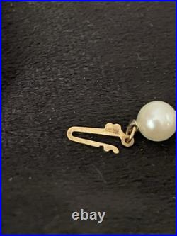 Rare Solid 14k Gold Genuine Pearl Necklace Bracelet Brooch Earrings Set Lot 53g