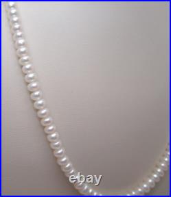 Real Pearl (4.5-5.5mm) Necklace, Bracelet, Earring Set with 10k Yellow Gold Clasps Real Pearl (4.5-5.5mm) Necklace, Bracelet, Earring Set with 10k Yellow Gold Clasps