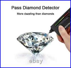 Round Cut Bezel Set Real Moissanite Drop Earrings 1.50 TCW Solid 14K White Gold
