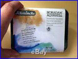 SCHMINCKE Horadam Pearl-Metallic Gold Ltd-Edtn Watercolor 18 Half Pan Travel Set