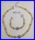 SET-NOS-Robert-Manse-Sim-Gold-Pearl-Ball-Bracelet-Necklace-18K-925-AO-91-01-njfm