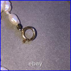 Sea Pearl K 14k Gold Beaded Necklace & Earring Set, 14 K (H) Gold 24 Inches