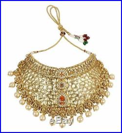 Set Necklace Indian Jewelry Gold Plated Wedding Fashion Bollywood Bridal Earring