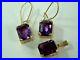 Set-Of-Matching-Pendant-And-Drop-Earrings-9ct-Yellow-Gold-Amethysts-01-itxt