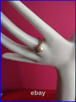 Set Of Ring & Bracelet 14k Yellow Gold And Pearl