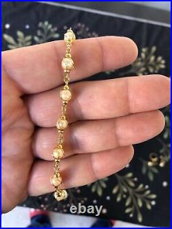 Set bracelet earrings ring 18k Gold with genuine Pearls