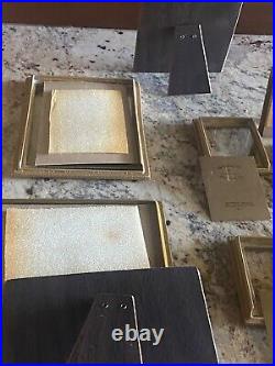 Set of 5 Vintage Mother of Pearl & gold Frames The Bucklers Inc from Fifth Ave