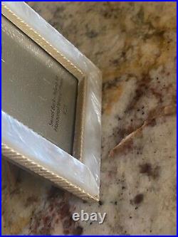 Set of 5 Vintage Mother of Pearl & gold Frames The Bucklers Inc from Fifth Ave