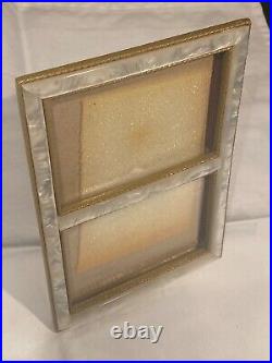 Set of 5 Vintage Mother of Pearl & gold Frames The Bucklers Inc from Fifth Ave