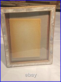 Set of 5 Vintage Mother of Pearl & gold Frames The Bucklers Inc from Fifth Ave