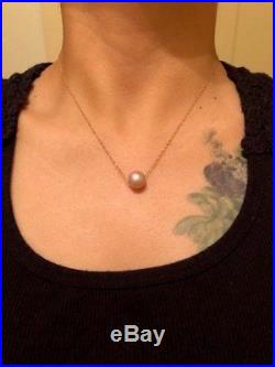 Set of Na Hoku Hawaiian 14k Yellow Gold/Rose Gold with Pink Pearl Necklaces