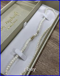 Solid 14K Gold Pearl Jewelry Set Necklace, Bracelet & Earrings