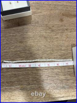 Solid 14K Gold Pearl Jewelry Set Necklace, Bracelet & Earrings