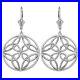 Solid-14k-White-Gold-Large-Triquetra-Trinity-Celtic-Knot-Round-Drop-Earrings-Set-01-ol