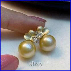 South Sea gorgeous AAAA 10-11mm gold round pearl pendant and earrings ring set South Sea gorgeous AAAA 10-11mm gold round pearl pendant and earrings ring set