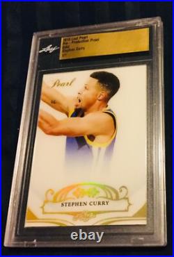 Stephen Curry 2018 Leaf Pearl Gold Set (#1/1) 1 of 1 Warriors Basketball Game SP Stephen Curry 2018 Leaf Pearl Gold Set (#1/1) 1 of 1 Warriors Basketball Game SP