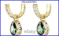 Stunning 4 Piece Set/Swarovski Stilla Necklace/2 Bracelets/Pear Drop Earrings