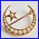 Stunning-Antique-Victorian-15ct-Gold-Pearl-set-Crescent-Star-Brooch-c1895-01-anx