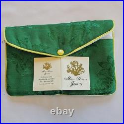 Tahiti Black Pearl Necklace And Earrings Set. 14kt Gold, 18-inch