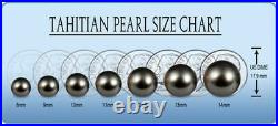 Tahitian Pearl Diamond Earrings / Pendant Set 14k Yellow Gold