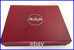 The Museum Company 14K Gold Pearl & Ruby Necklace & Earrings Never Worn In Box