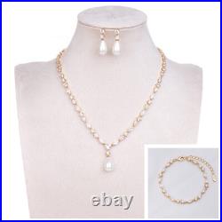 Titanic Jewellery Set, Luxury Exclusive 18k Gold Plated with 5A CZ Shell Pearls Titanic Jewellery Set, Luxury Exclusive 18k Gold Plated with 5A CZ Shell Pearls