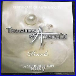 Treasures Of Australia 5 Coins Complete Set Sapphire Opal Diamond Gold Pearl