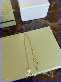 VC & Arpels Vintage Alhambra Mother-of-pearl 18K Yellow Gold Box Set VC & Arpels Vintage Alhambra Mother-of-pearl 18K Yellow Gold Box Set