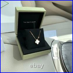 VC & Arpels Vintage Alhambra Mother-of-pearl 18K Yellow Gold Box Set VC & Arpels Vintage Alhambra Mother-of-pearl 18K Yellow Gold Box Set