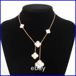 VC & Arpels Vintage Alhambra Pendant Mother-of-pearl 5 motifs 18K Yellow Gold