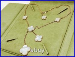 VC & Arpels Vintage Alhambra Pendant Mother-of-pearl 5 motifs 18K Yellow Gold