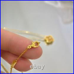 VCA Golden Mother Of Pearl Diamond Set Necklace 18k Yellow Gold VCA Golden Mother Of Pearl Diamond Set Necklace 18k Yellow Gold
