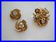 VTG-MIRIAM-HASKELL-BROOCH-EARRINGS-SET-Baroque-Pearl-Cluster-Gold-Rope-Unsigned-01-ybxs