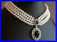 Victorian-Pearl-Onyx-Diamond-14K-White-Gold-Over-Choker-Necklace-Earrings-Set-01-nv