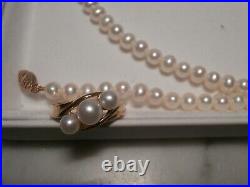 Vintage 10k gold 4-piece Cultured Freshwater Pearl set