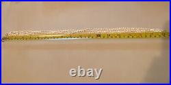 Vintage 14k Gold Filigree Clasp 5 Strand Freshwater Pearl Necklace Bracelet Set