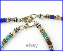 Vintage 14k Gold Filled Beaded Necklace and Bracelet set