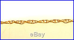 Vintage 14k Gold Pearl & Diamond Swirl Setting Pendant 16 14k Chain Necklace