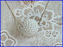 Vintage 14k Gold Pearl Necklace & Earrings Set Cultured Pearls, Estate Jewelry