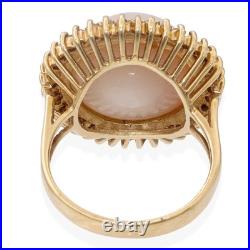 Vintage 14k Yellow Gold Mabe Pearl Jewelry Set Vintage 14k Yellow Gold Mabe Pearl Jewelry Set