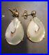Vintage-14k-Yellow-Gold-Mother-of-Pearl-Earrings-High-End-European-Beautiful-Set-01-lvyv