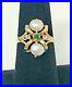 Vintage-14k-Yellow-Gold-Ring-Sz-6-75-set-with-2-Pearls-1-Emerald-2-diamonds-01-heq