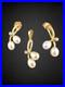 Vintage-14kt-Yellow-Gold-Freshwater-Pearl-Diamond-Earring-Pendant-Set-Pierced-01-kpr