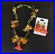 Vintage-FROSTED-GLASS-Flower-Necklace-and-Earrings-Set-16-20in-Beautiful-01-wqzx