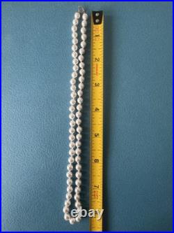 Vintage Genuine Pearl Necklace and Bracelet Set With 14K Gold Clasps Sz 18/7.5 Vintage Genuine Pearl Necklace and Bracelet Set With 14K Gold Clasps Sz 18/7.5